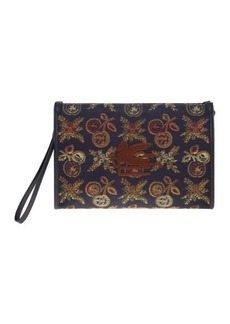 ETRO Necessaire with all over meline print