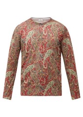 Etro Paisley-print silk-blend sweater