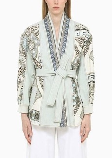 ETRO Patchwork-effect kimono jacket