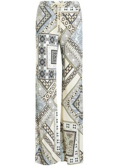 ETRO Patchwork wide-leg trousers