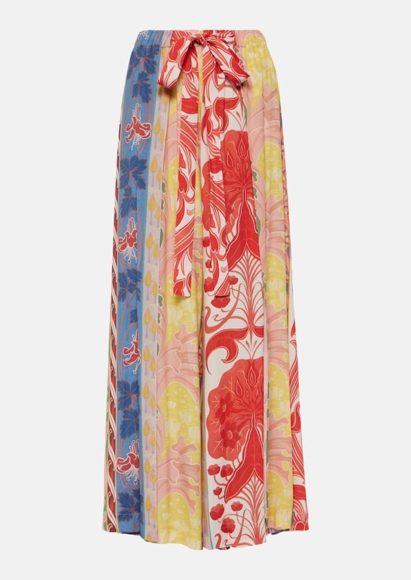 Etro Printed maxi skirt