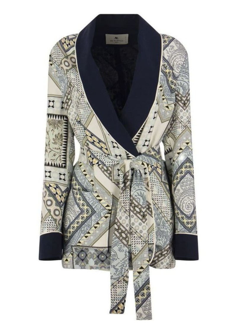 ETRO Silk dressing gown jacket