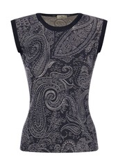 ETRO Silk, viscose Paisley top