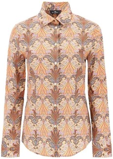 Etro slim fit shirt with paisley pattern