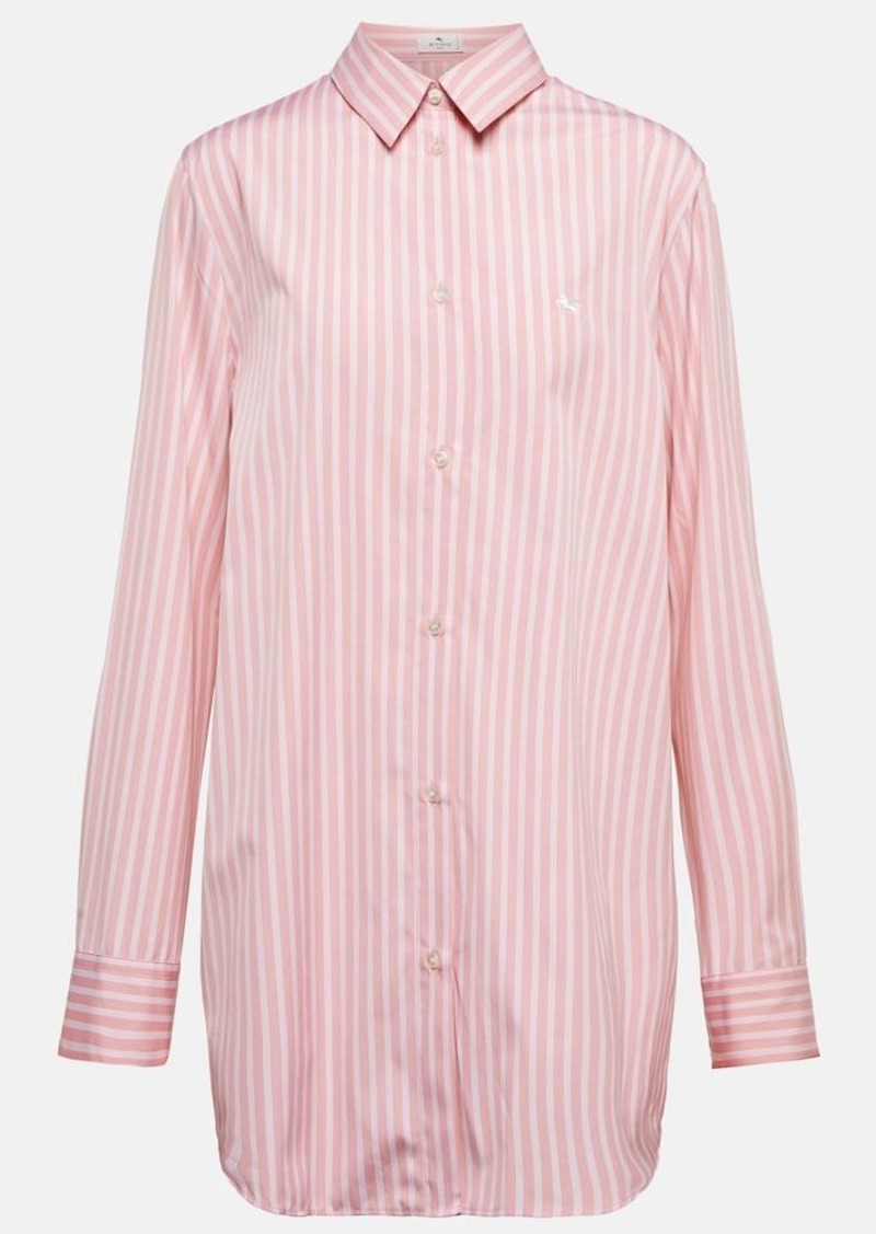 Etro Striped cotton shirt