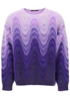 Etro sweater in gradient brushed mohair wool