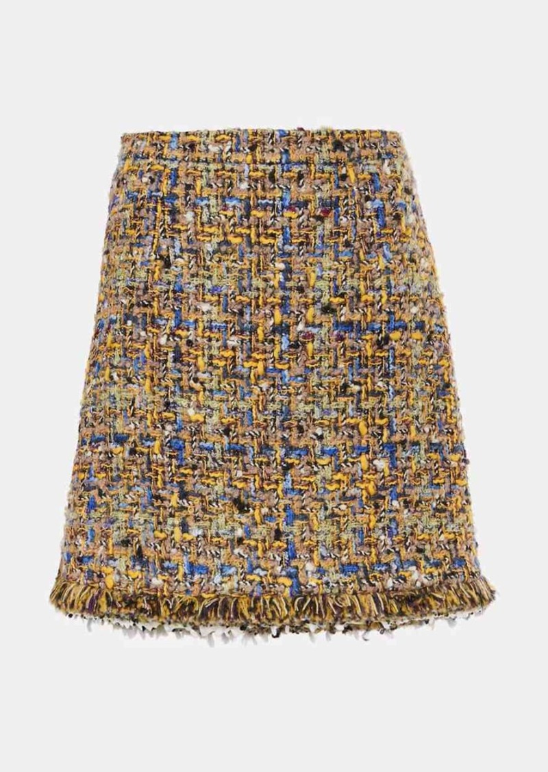 Etro Tweed miniskirt