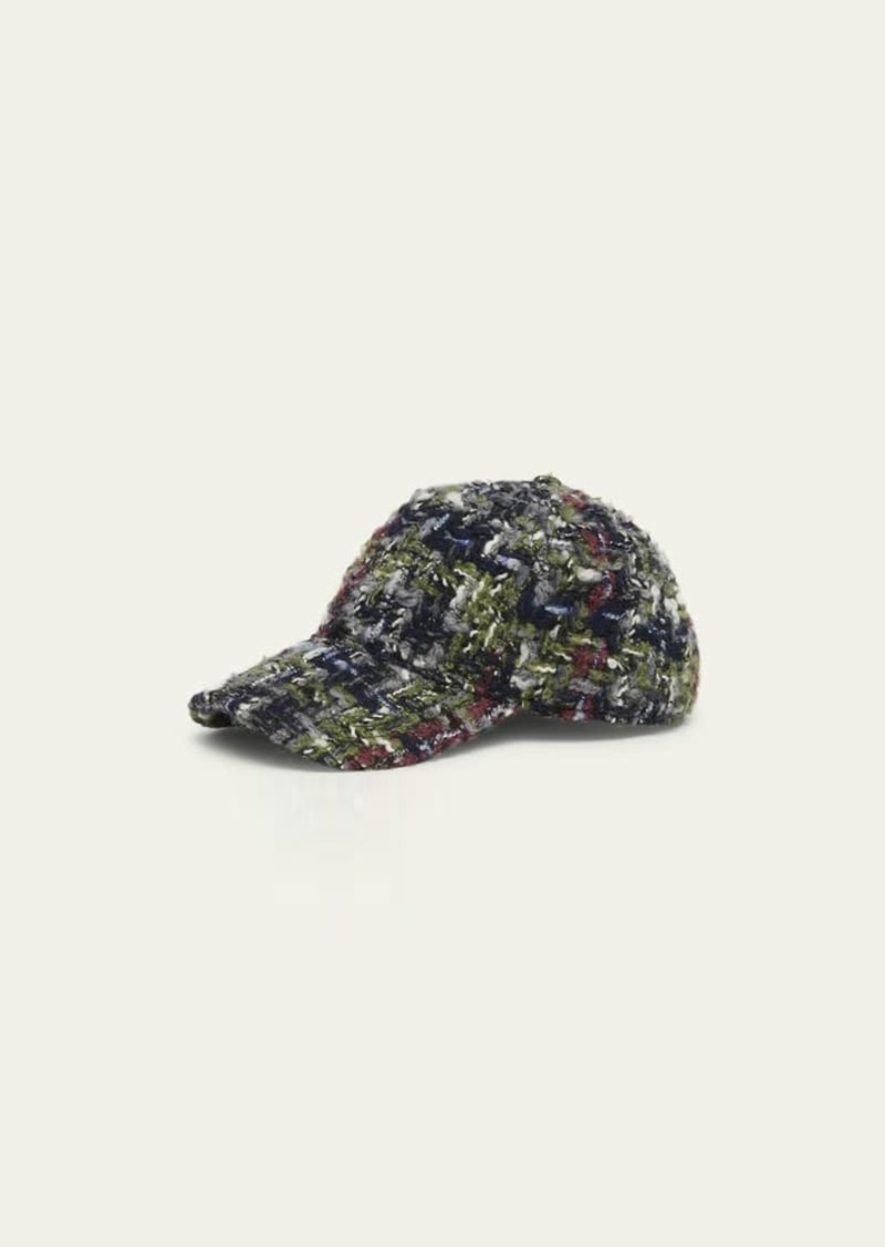 Etro Tweed Wool Baseball Hat