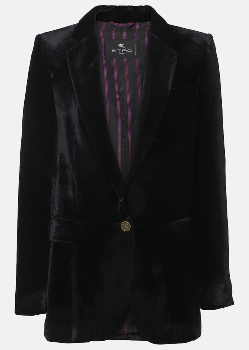 Etro Velvet blazer