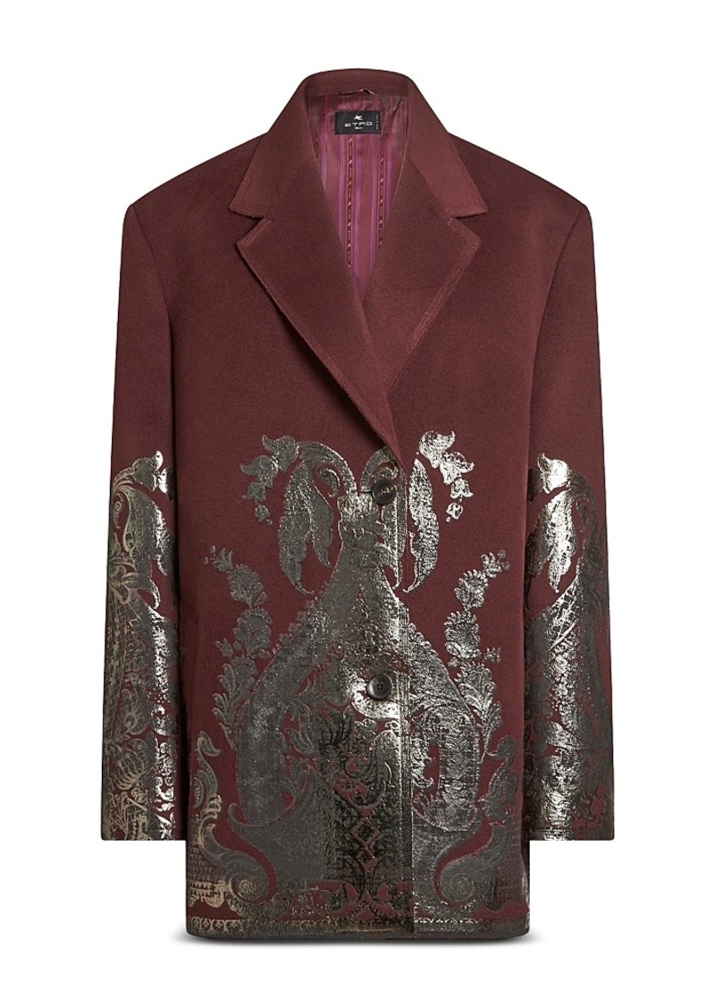 Etro Wool Blend Coat