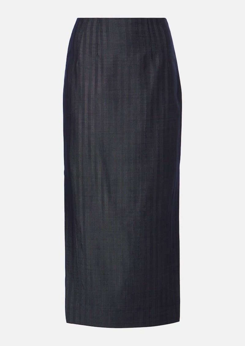 Etro Wool-blend pencil skirt