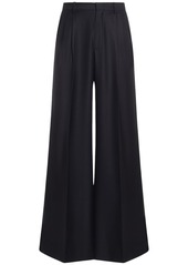 Etro Extra Wide Pleated Wool Pants