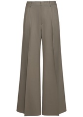 Etro Extra Wide Pleated Wool Pants