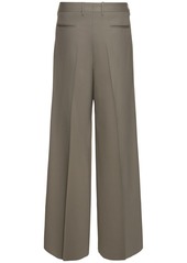 Etro Extra Wide Pleated Wool Pants