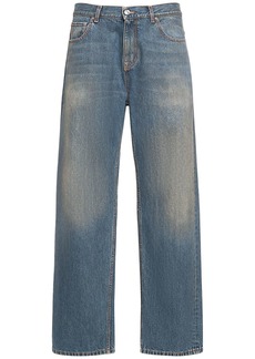 Etro Faded Cotton Denim Jeans