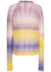Etro Faded Mohair Blend Crewneck Sweater