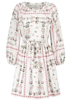 Etro Floral cotton minidress