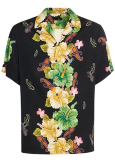 Etro Floral Cotton Short Sleeve Shirt