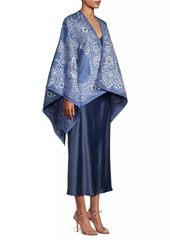 Etro Floral Jacquard Cape