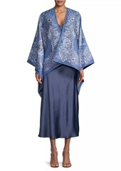 Etro Floral Jacquard Cape