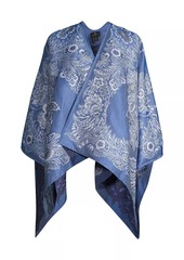 Etro Floral Jacquard Cape