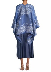 Etro Floral Jacquard Cape