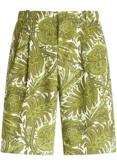 Etro floral-print Bermuda shorts