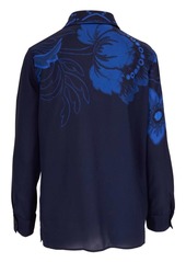 Etro floral-print button-down silk shirt