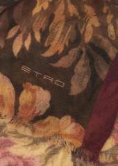 Etro floral-print cashmere scarf