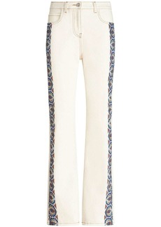 Etro floral-print cotton jeans