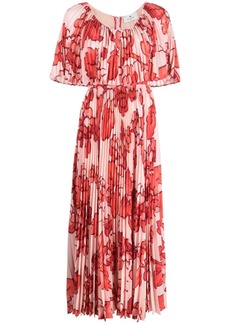 Etro floral-print pleated dress