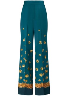 Etro floral-print silk palazzo pants