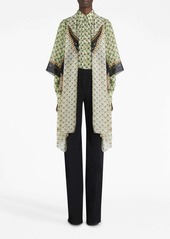 Etro floral-print silk shrug shawl