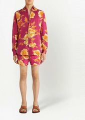 Etro floral-print swim shorts