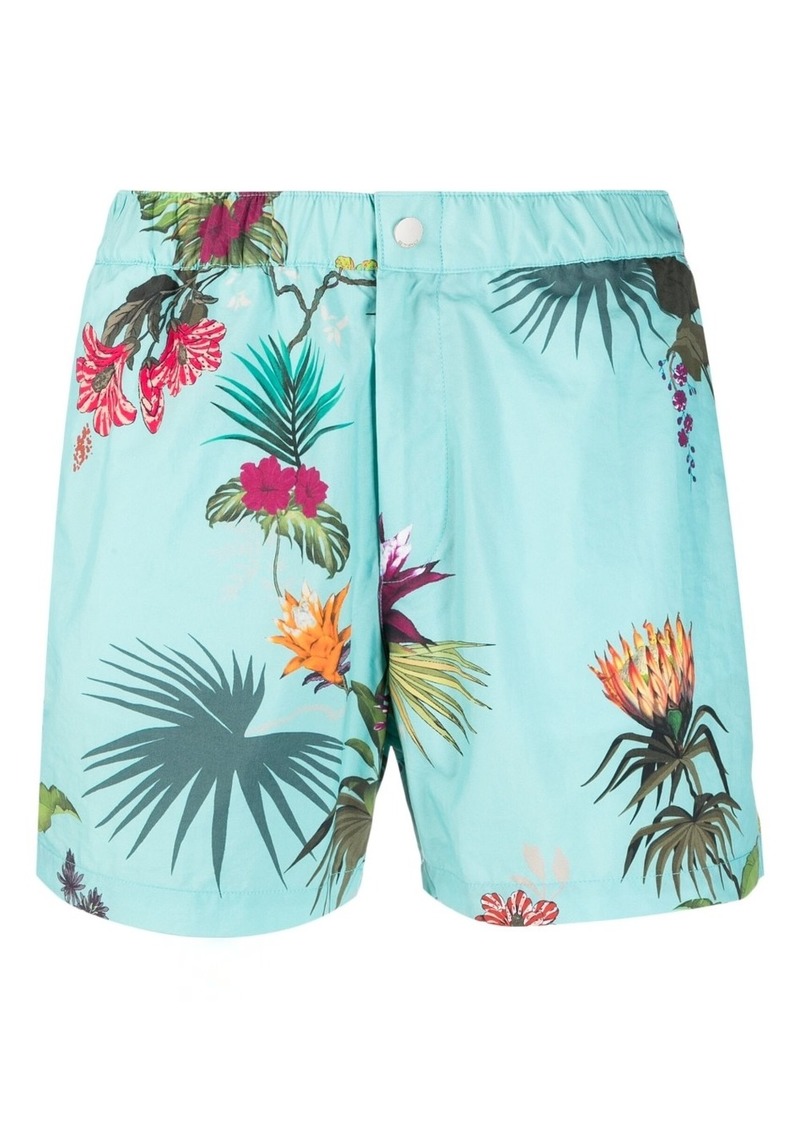 Etro floral-print swim shorts