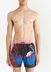 Etro floral-print swim shorts