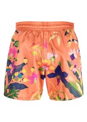 Etro floral-print swim shorts