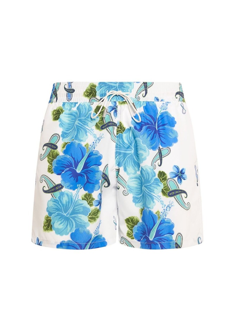 Etro Floral Printed Swim Shorts