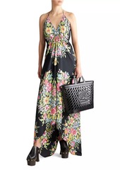 Etro Floral Silk Beach Dress