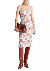 Etro Floral Sleeveless Midi-Dress