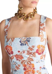 Etro Floral Sleeveless Midi-Dress