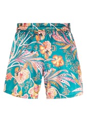 Etro flower-print swim shorts