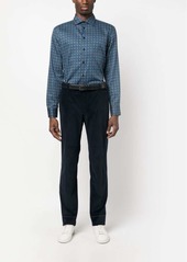 Etro geometric-pattern long-sleeve shirt