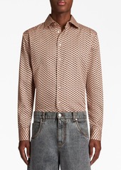 Etro geometric-pattern long-sleeve shirt