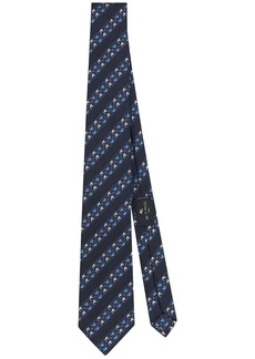 Etro geometric-pattern silk tie
