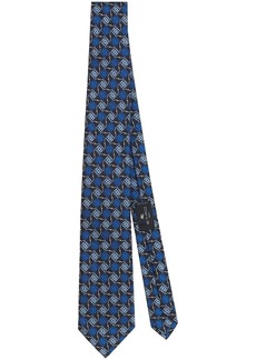 Etro geometric-pattern silk tie