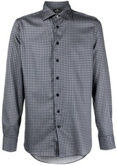 Etro geometric-print cotton shirt