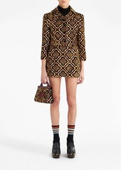 Etro geometric-print cropped jacket