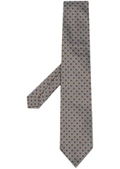 Etro geometric-print jacquard silk tie