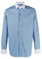 Etro geometric-print long-sleeved shirt
